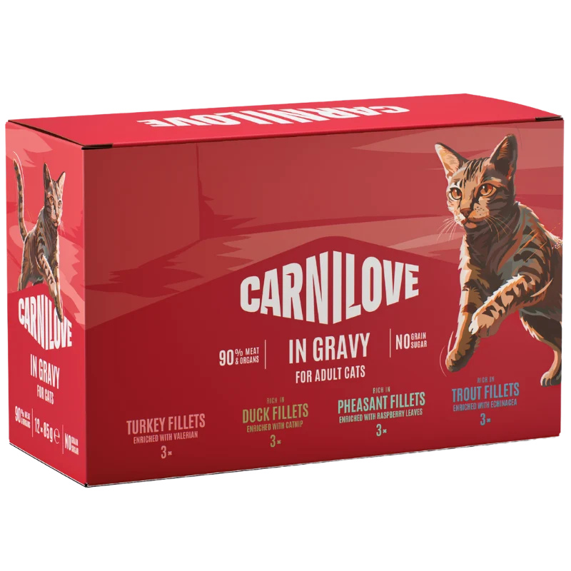 Carnilove Cat PB Gravy Multipack 12 x 85 g