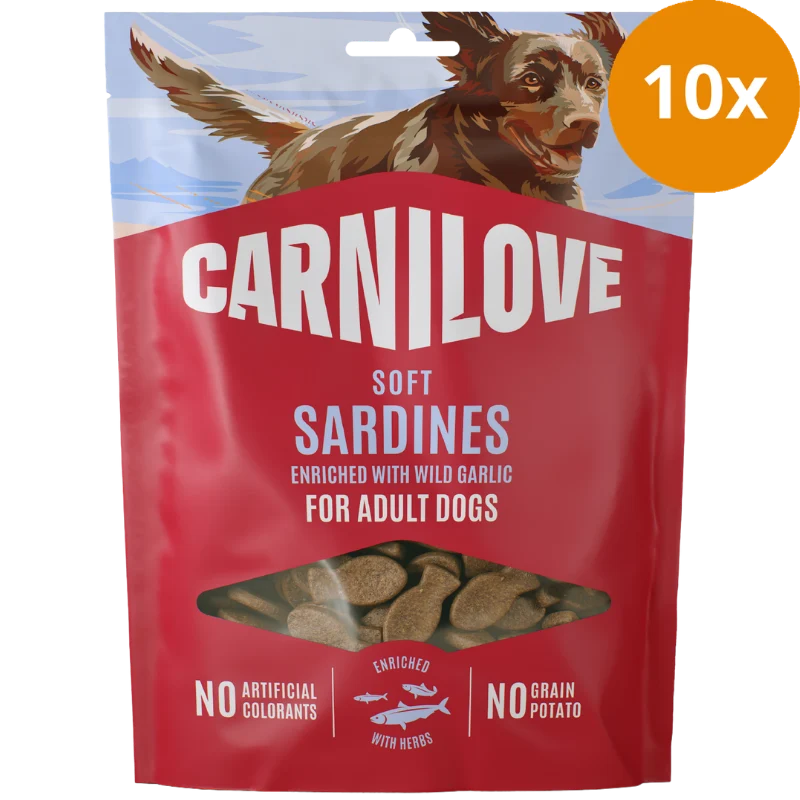 Carnilove Dog Snack Soft Sardin & Garlic 200 g