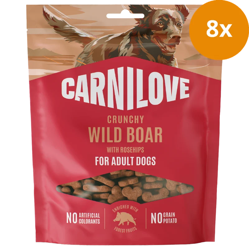 Carnilove Dog Snack Crunchy Wild Boar & Rose 200 g