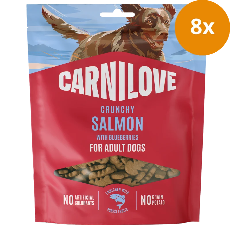 Carnilove Dog Snack Crunchy Salmon & Blueberries 200 g