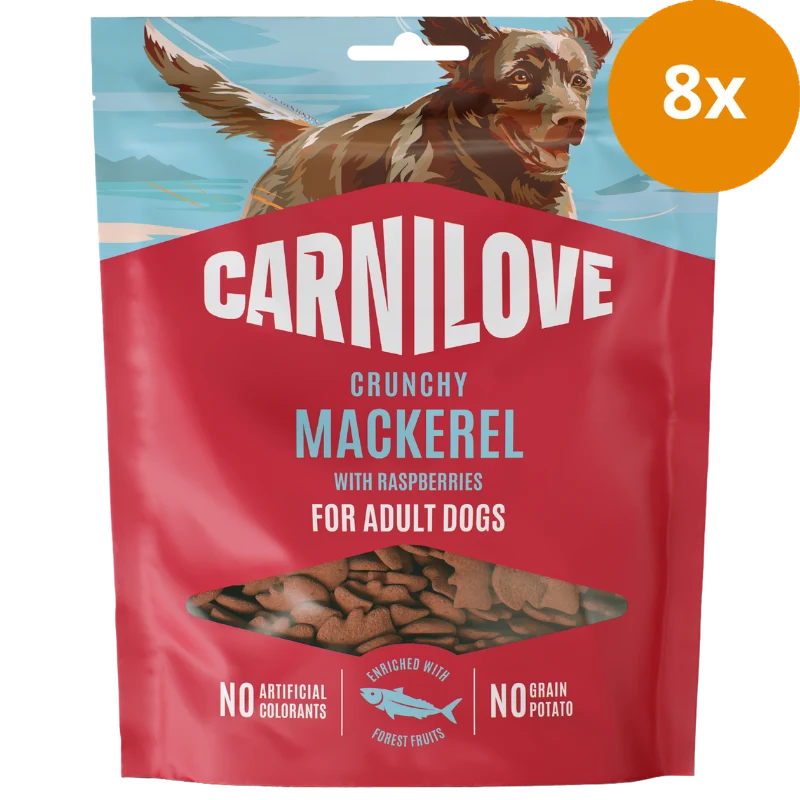 Carnilove Dog Snack Crunchy Mackerel & Raspberries 200 g