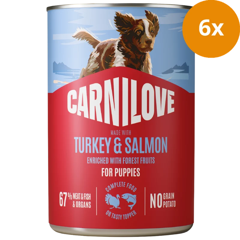 Carnilove Dog Dose Paté Puppy Salmon & Turkey 400 g