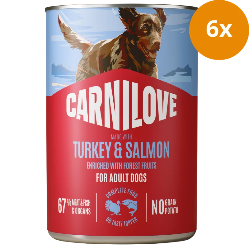 Carnilove Dog Dose Paté Adult Turkey & Salmon 400 g