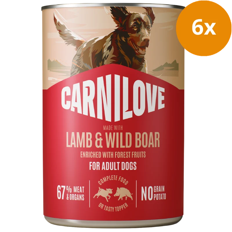 Carnilove Dog Dose Paté Adult Lamb & Wild Boar 400 g