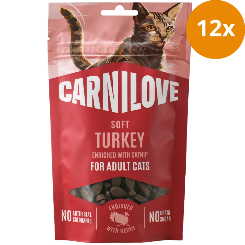 Carnilove Cat Snack Soft Turkey with Catnip 50 g