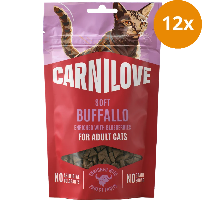 Carnilove Cat Snack Soft Buffallo with Blueberries 50 g