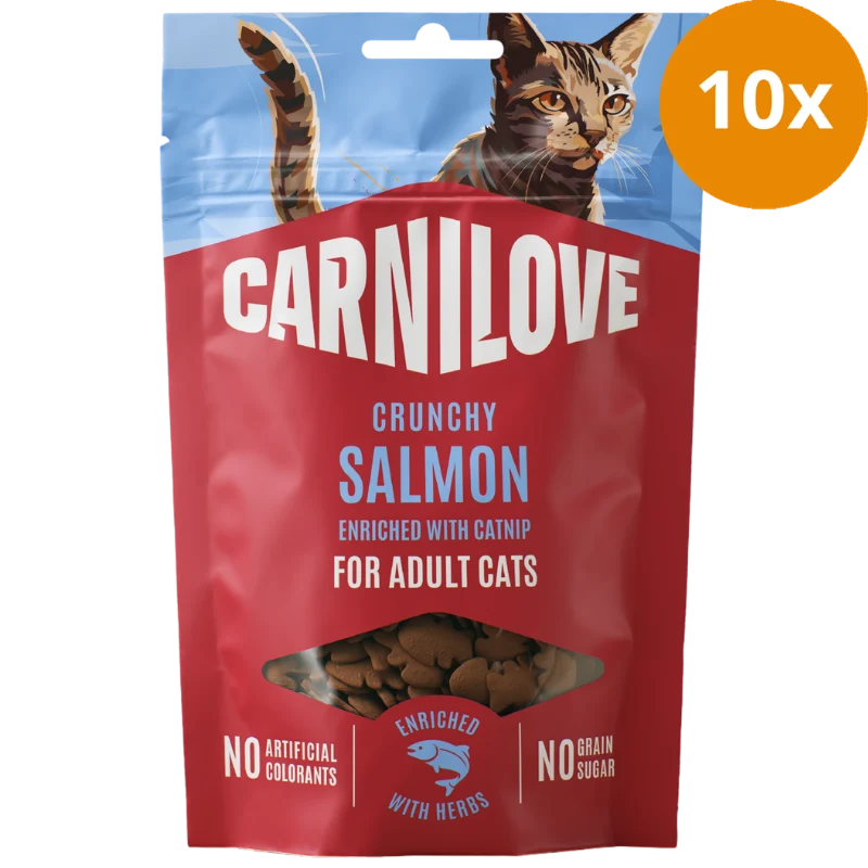 Carnilove Cat Snack Crunchy Salmon + Catnip 50 g