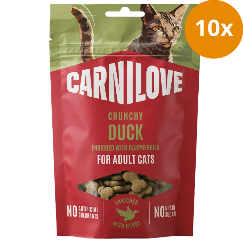 Carnilove Cat Snack Crunchy Duck with Raspb. 50 g