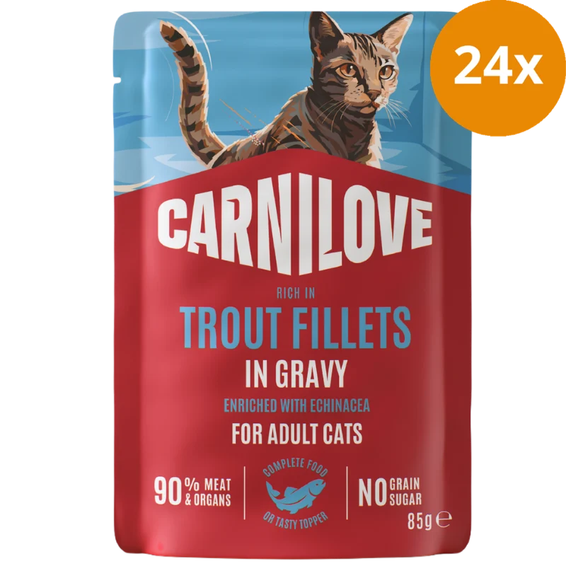 Carnilove Cat PB Gravy Trout 85 g