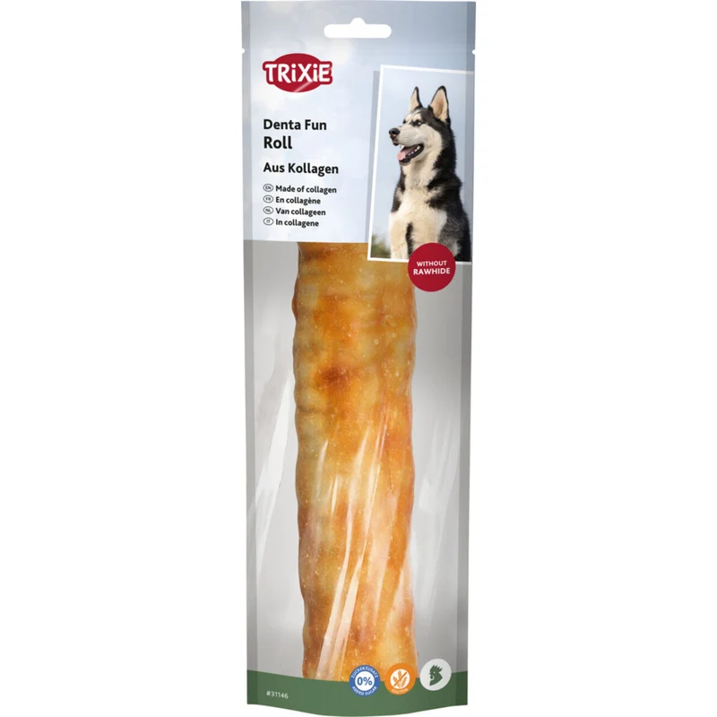 Denta Fun Roll aus Kollagen, 20 cm