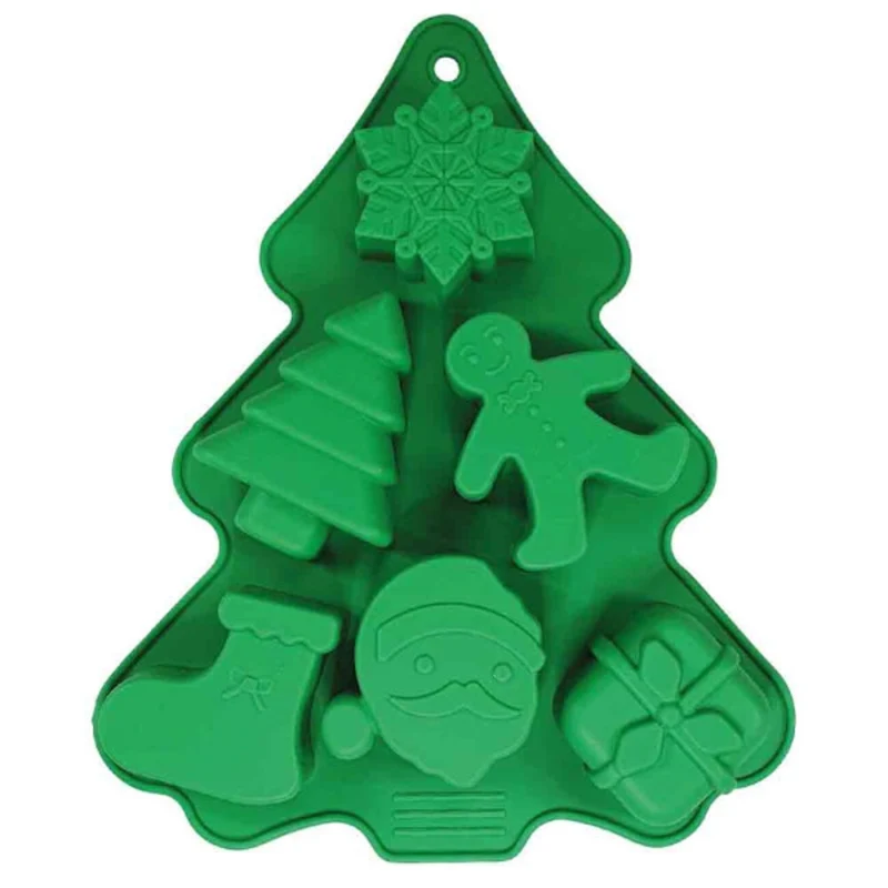 Xmas Silikon Backmatte Weihnachtsbaum