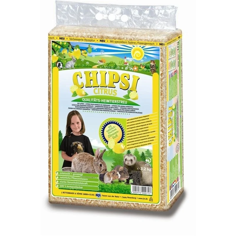 Chipsi Citrus Heimtierstreu Einstreu