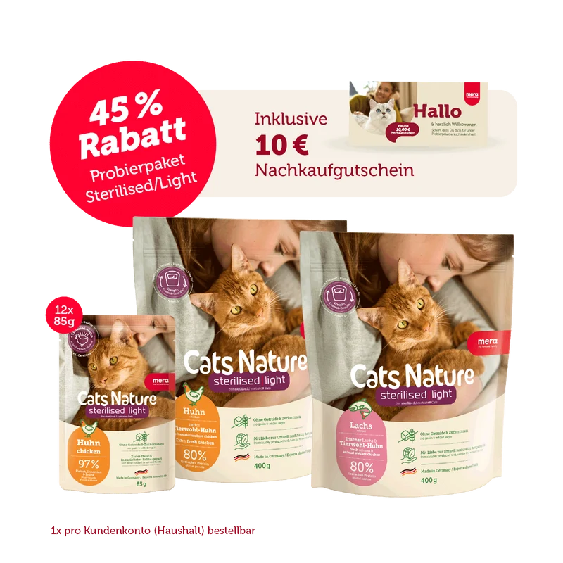Sterilised Katzenfutter Probierpaket – inkl. Nachkaufrabatt