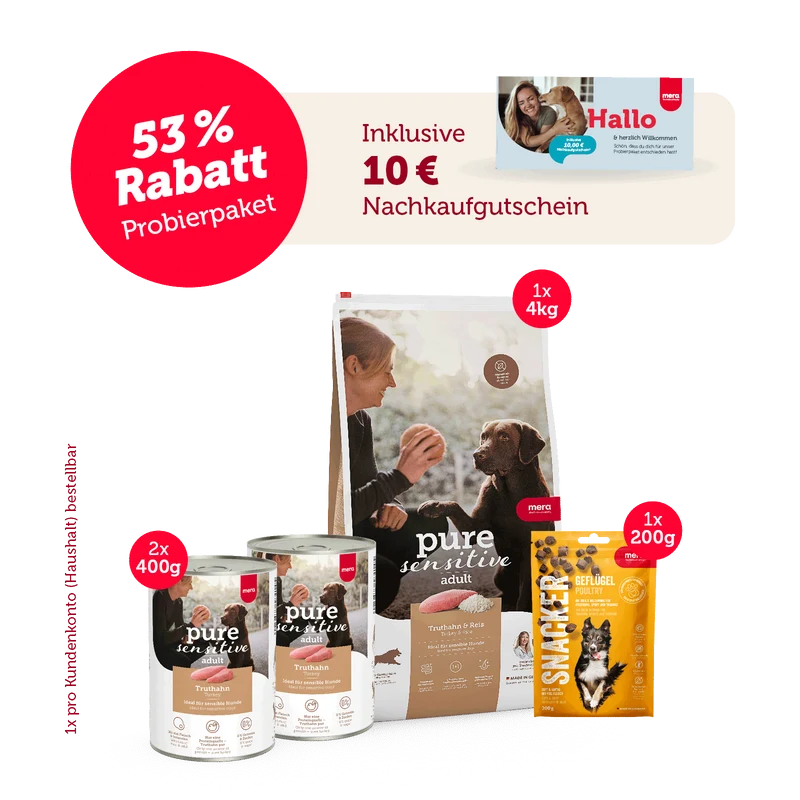 Hundefutter Probierpaket Truthahn & Reis 4kg – inkl. Nachkaufrabatt