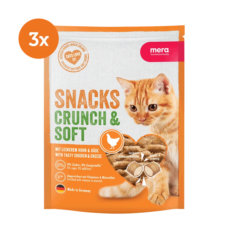 Crunch & Soft Huhn und Käse Multipack (3x 200g)