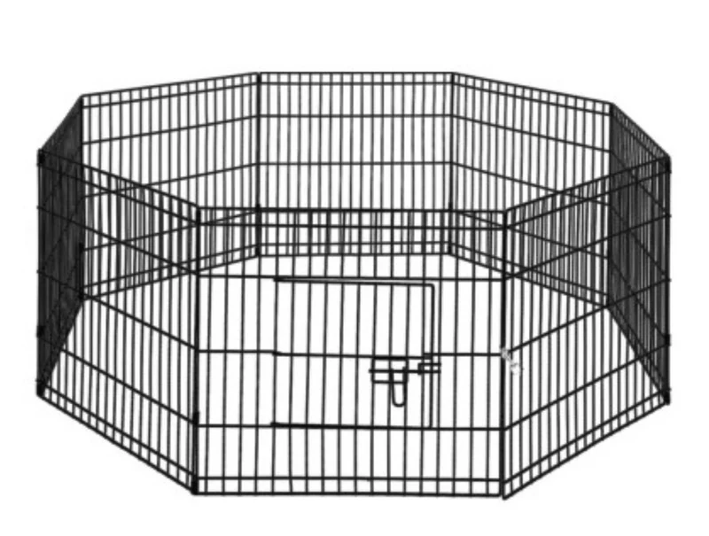 Pet Pet Dog Playpen 24" 8 Panel Puppy Exercise Cage Enclosure Fence