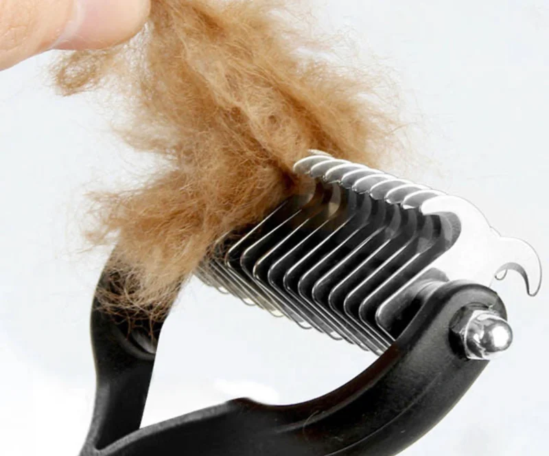 Double sided Deshedding Brush