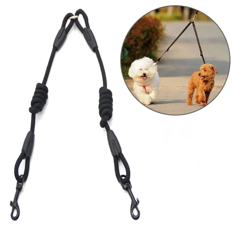 Double Dog Leash - Nylon