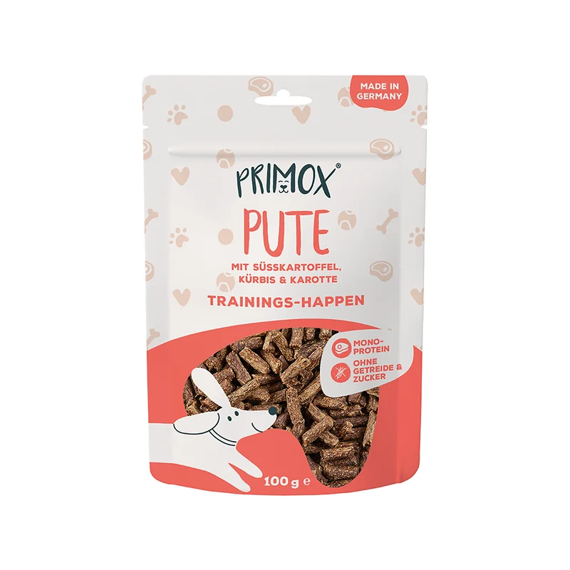 Primox Hundeleckerli Pute, Süsskartoffel, Kürbis