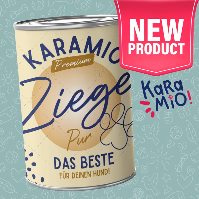 Karamio Ziege Pur – Monoprotein Nassfutter für Hunde | Getreidefrei & ideal für Allergiker