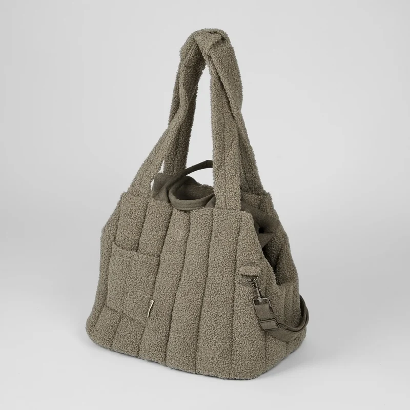 Hundetragetasche Ella Teddy Taupe