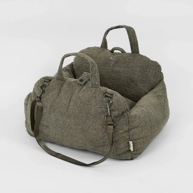 Hundeautositz Tova 2-in-1 Chestnut Bouclé