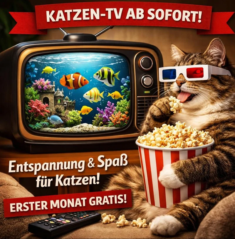 Das ultimative Katzenkino - Live Fische für endlose Unterhaltung