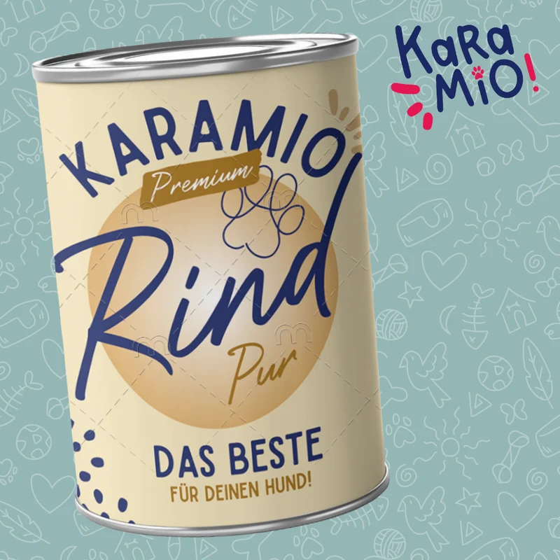 Karamio Rind Pur Monoprotein Nassfutter für Hunde – getreidefrei