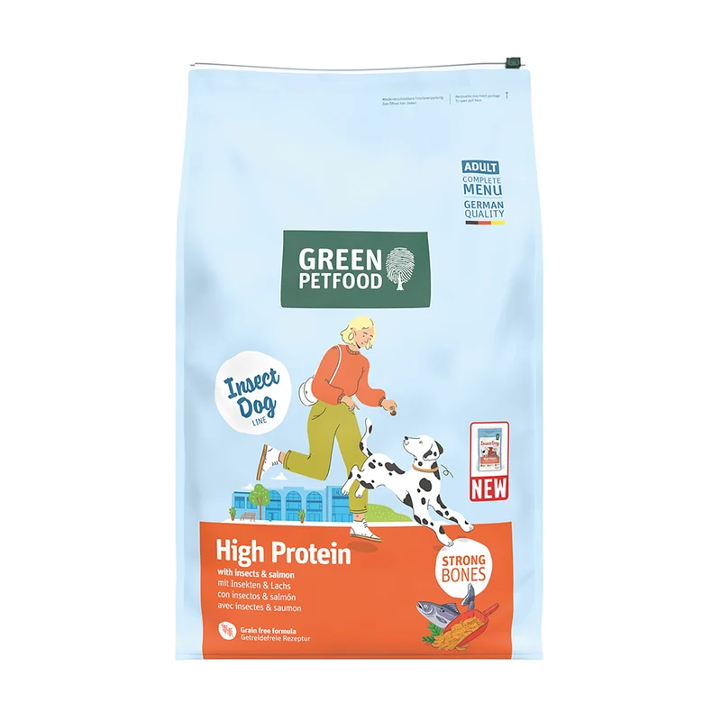 Green Petfood High Protein mit Insekten & Lachs 7,5kg