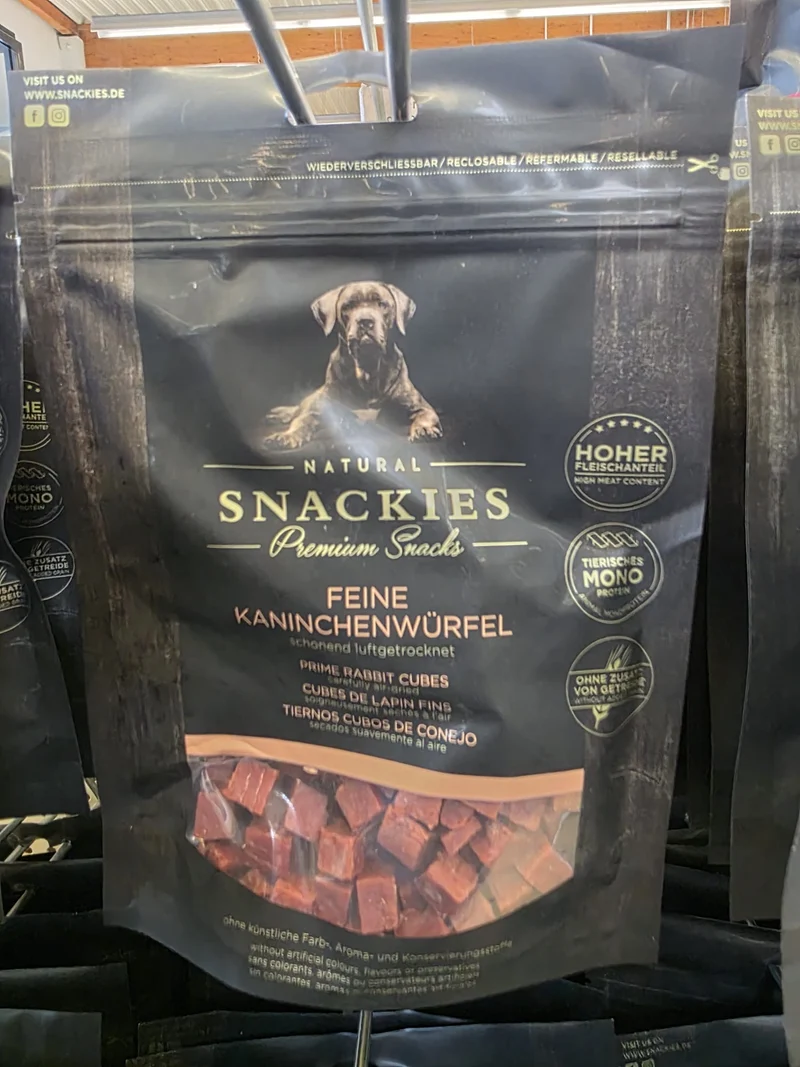 Feine Kaninchenwürfel