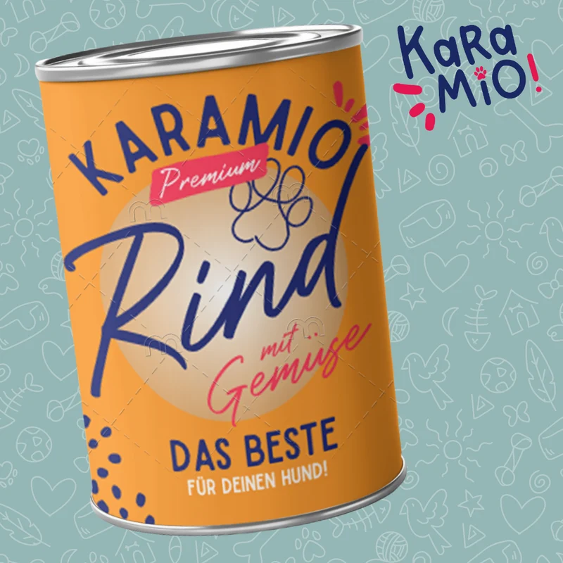 Premium Nassfutter Rind mit Gemüse | Karamio