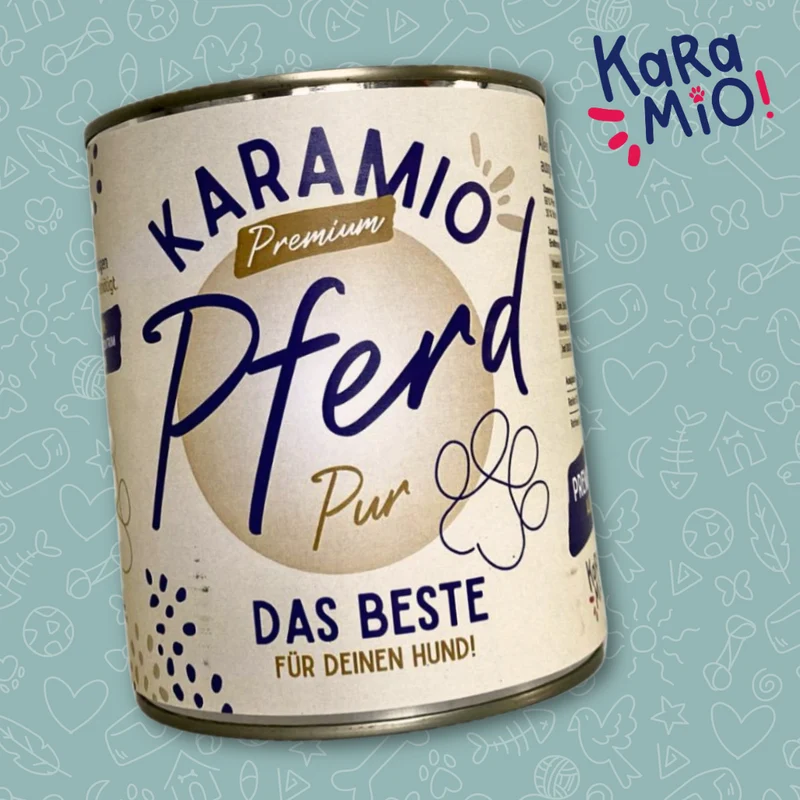 Premium Nassfutter Pferd Pur – 100% Pferdefleisch | Karamio