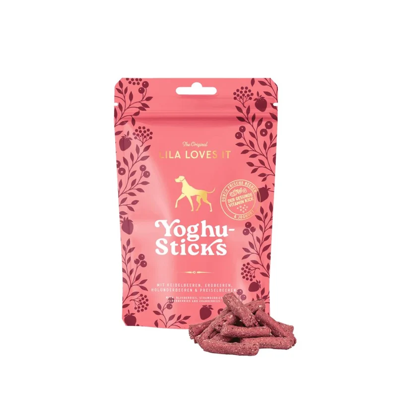 Yoghu-Sticks mit Beeren