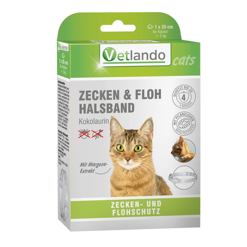 Kokolaurin Zecken- & Floh-Halsband für Katzen