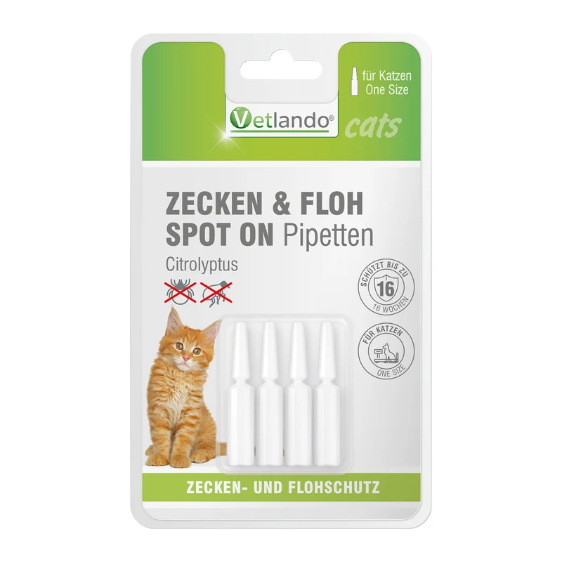 Citrolyptus Zecken- und Floh Spot On Pipetten für Katzen