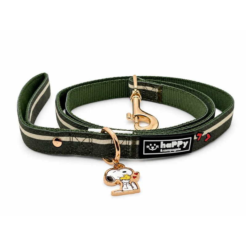 Hundeleine Snoopy Khaki