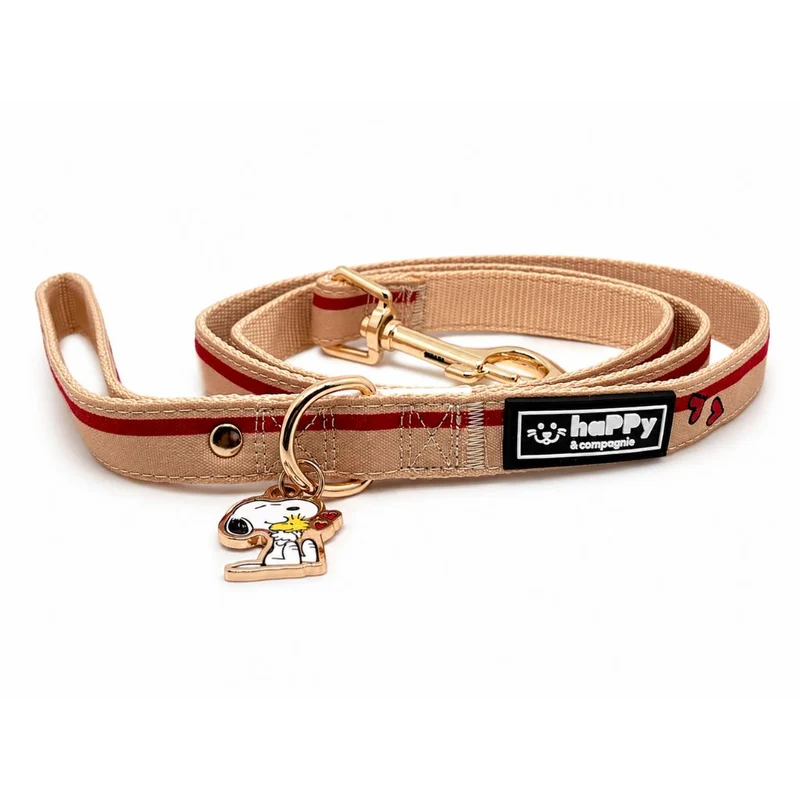 Hundeleine Snoopy Beige