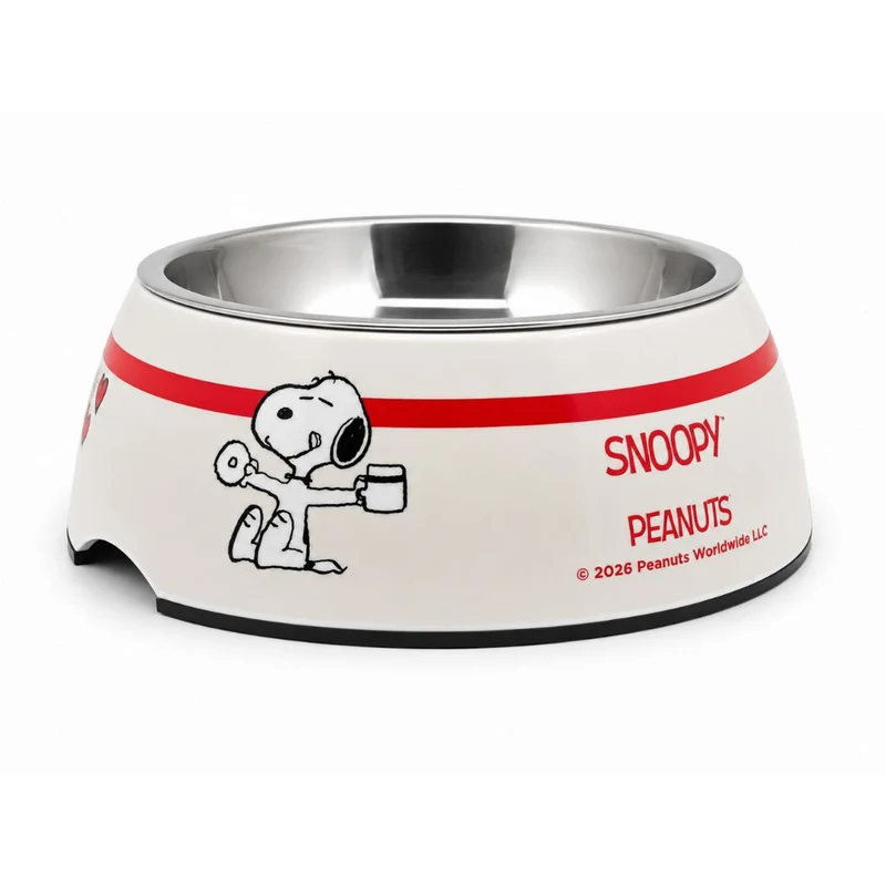 Hundenapf Snoopy Beige