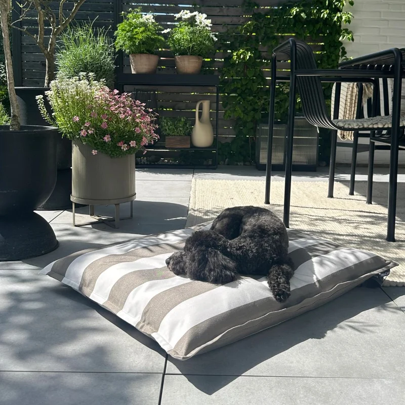 Giardino Hundekissen Off-White/Taupe