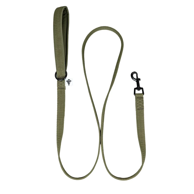 Gurtband Hundeleine Dark Olive