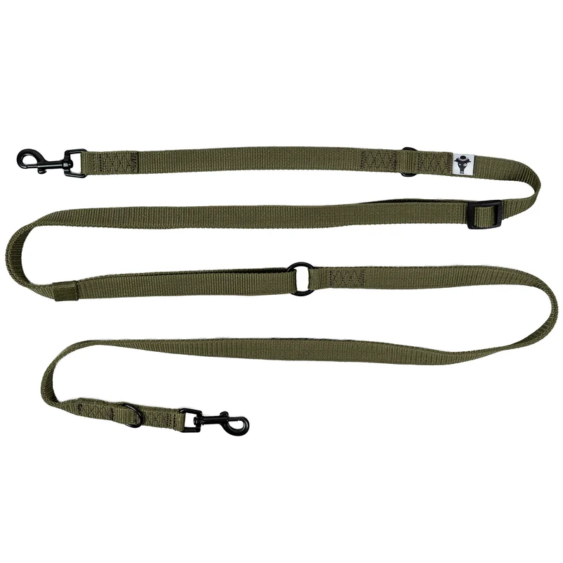 Crossbody Hundeleine Dark Olive
