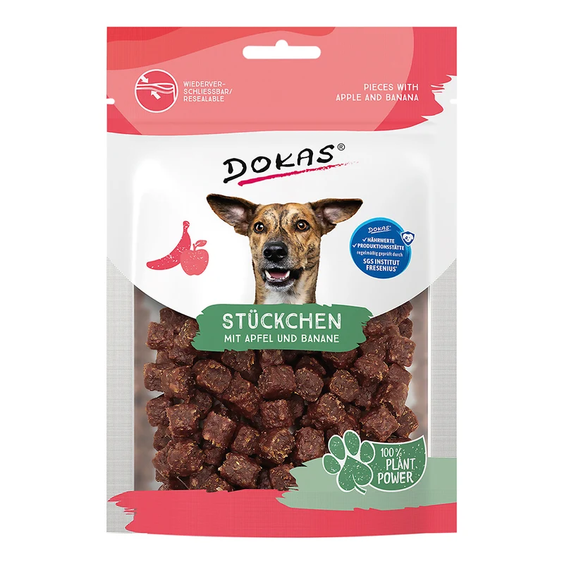 Dokas Stückchen mit Apfel & Banane 105g