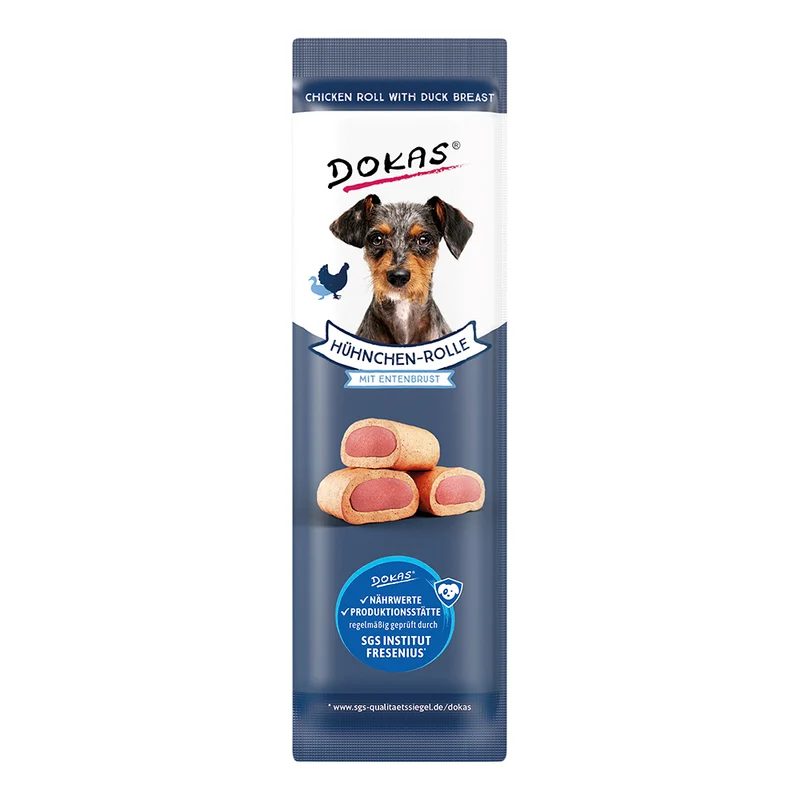 Dokas Hühnchen-Rolle mit Ente 10g