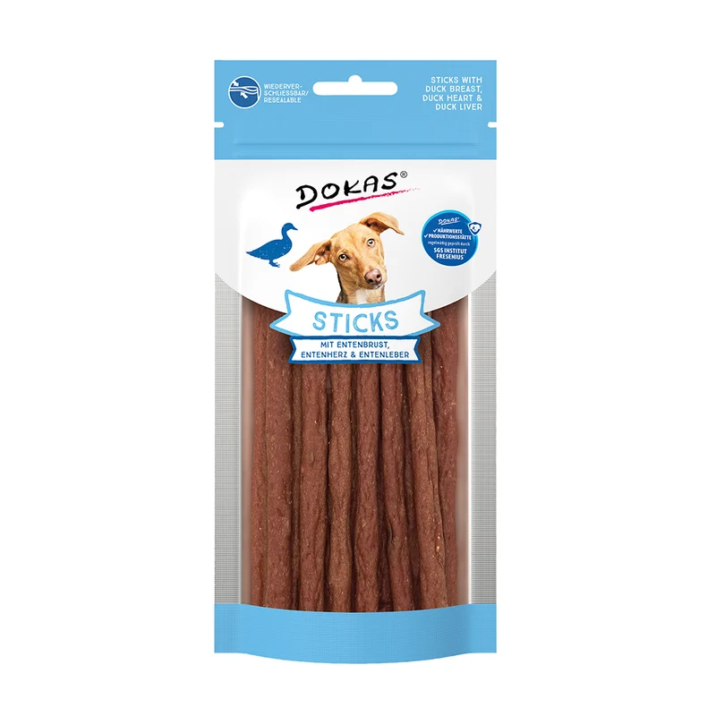 Dokas Sticks mit Entenbrust, Entenherz und Entenleber 60g