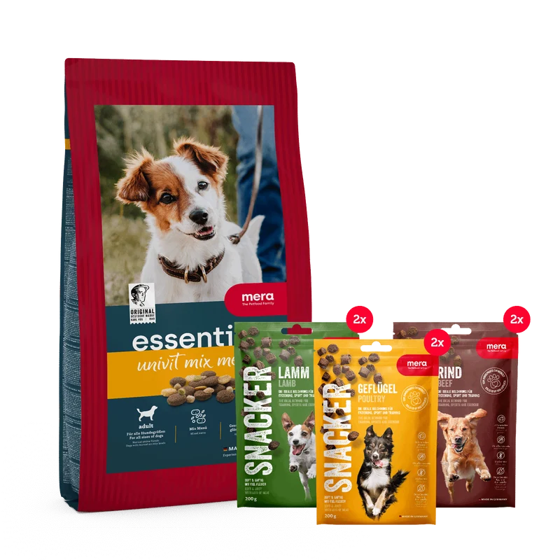 univit mix Trockenfutter & Snacker Mixtray Bundle