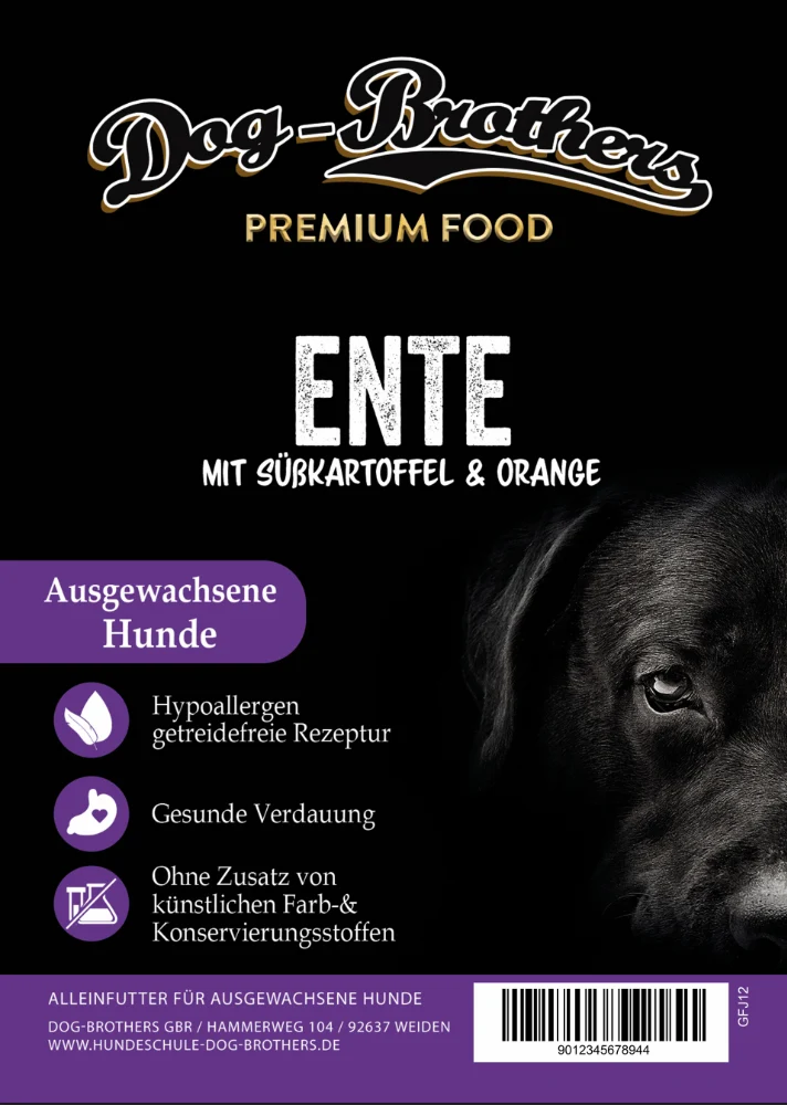 Ente mit Süßkartoffel & Orange
