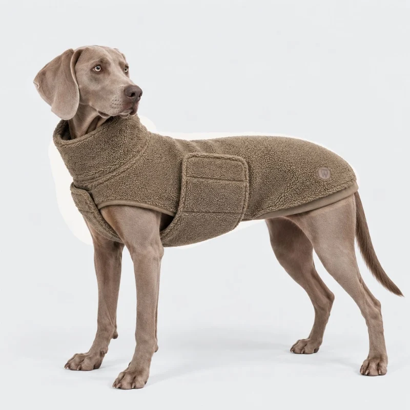 Hundepullover Derby Plush 2.0 Taupe C7 x Woofstuff