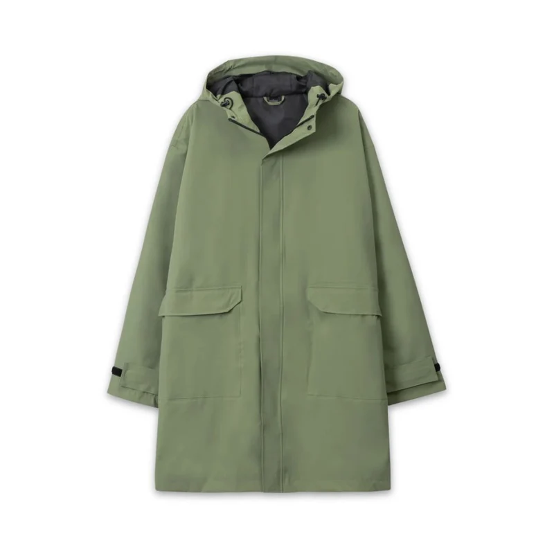 Vollreflektierender Regenmantel Sade Olive