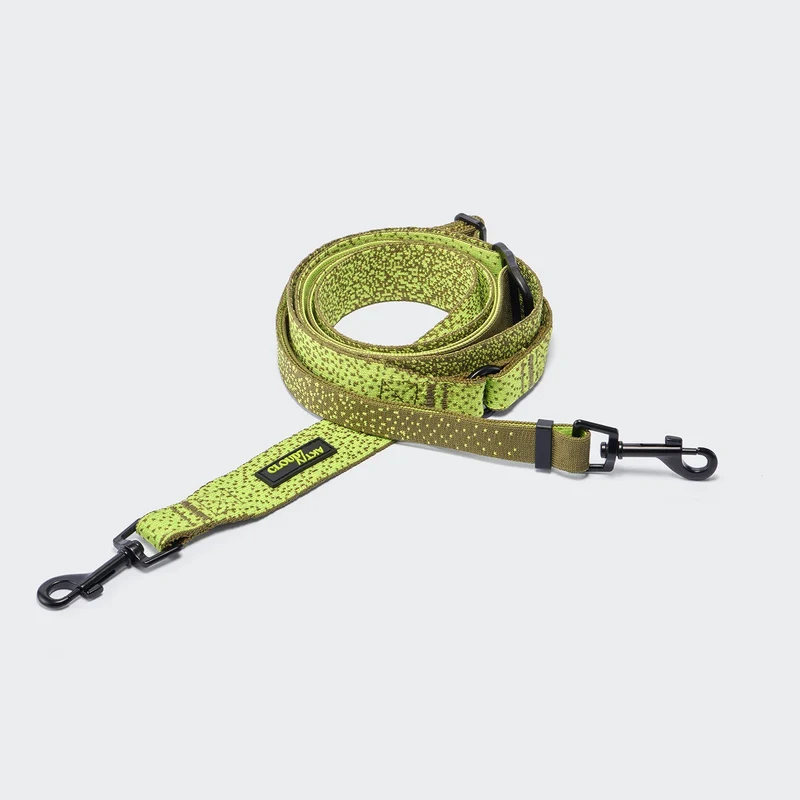 L-3 Freihandleine AKTIV Knit Khaki/Neon Green