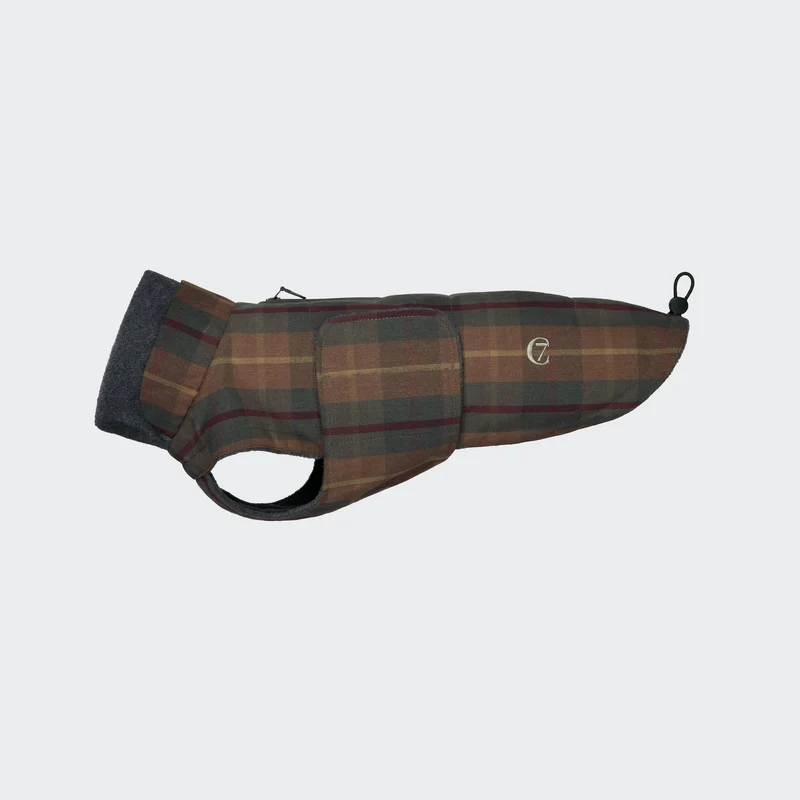 Hundemantel Brooklyn DACKEL Waxed Tartan